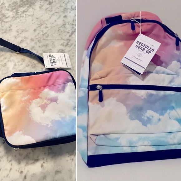 PB Teen Recycled Gear Up Cloud 26L Backpack and Cold Pack Lunch - Picture 1 of 15